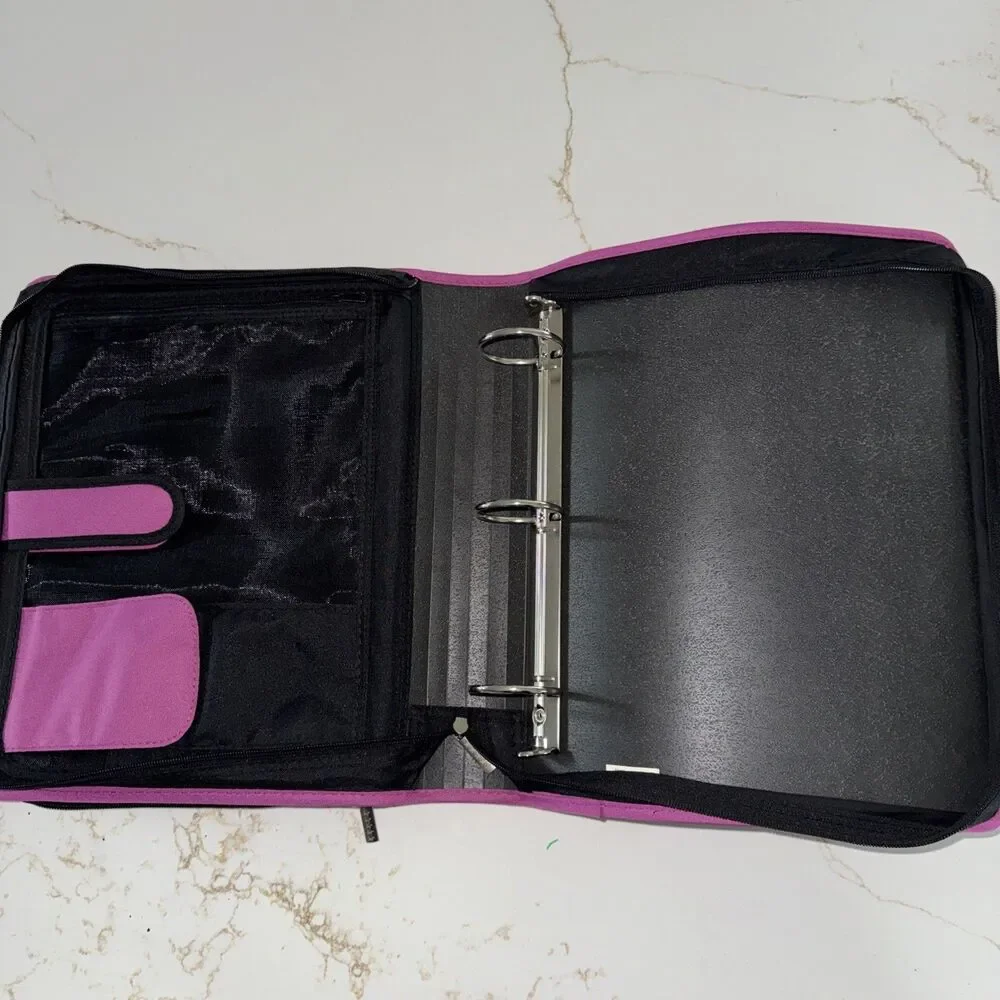 Five Star Zipper Binder 2 Inch 3 Ring Binder 6-Pocket Expanding File Durable